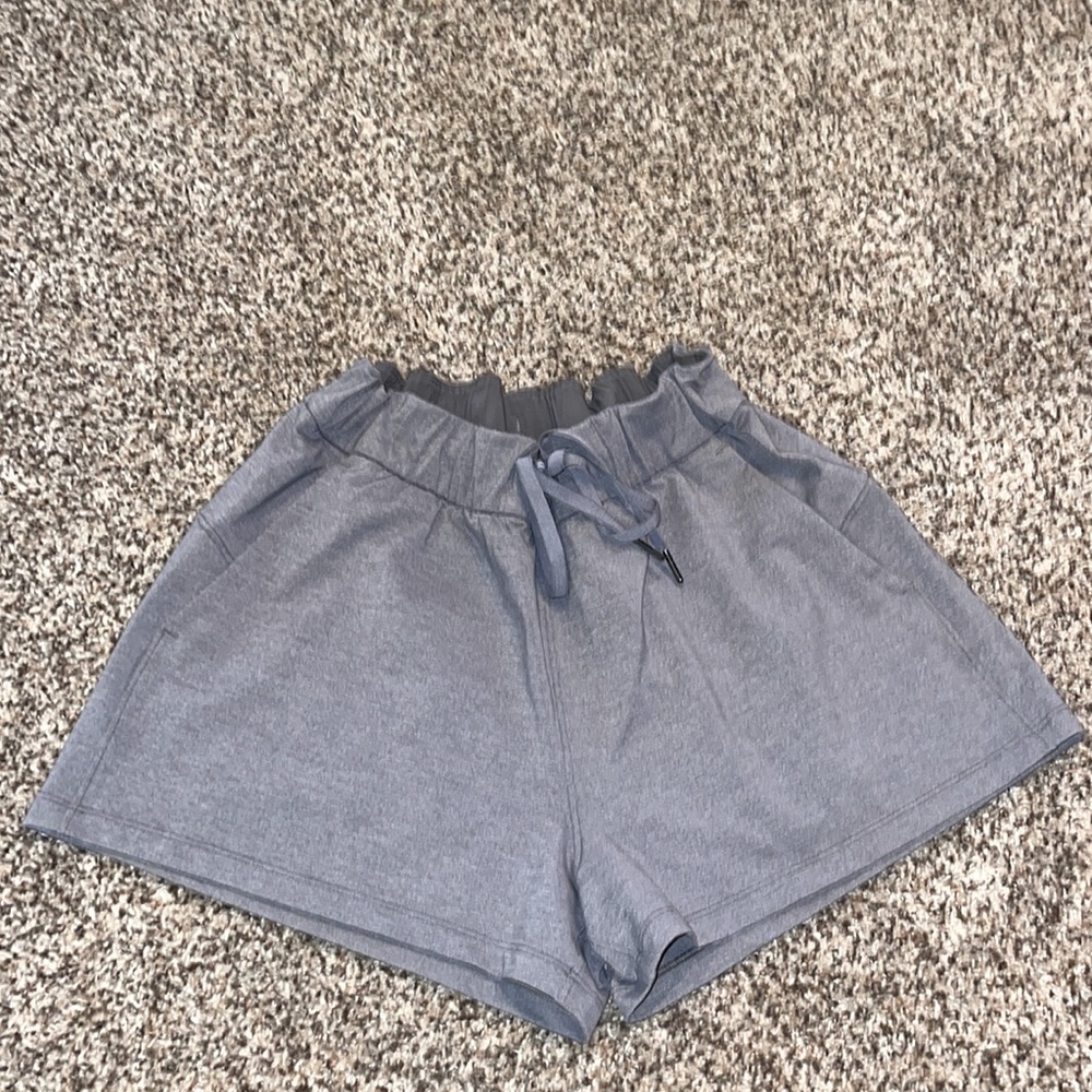 Lululemon size 10 on the go shorts- LIKE NEW